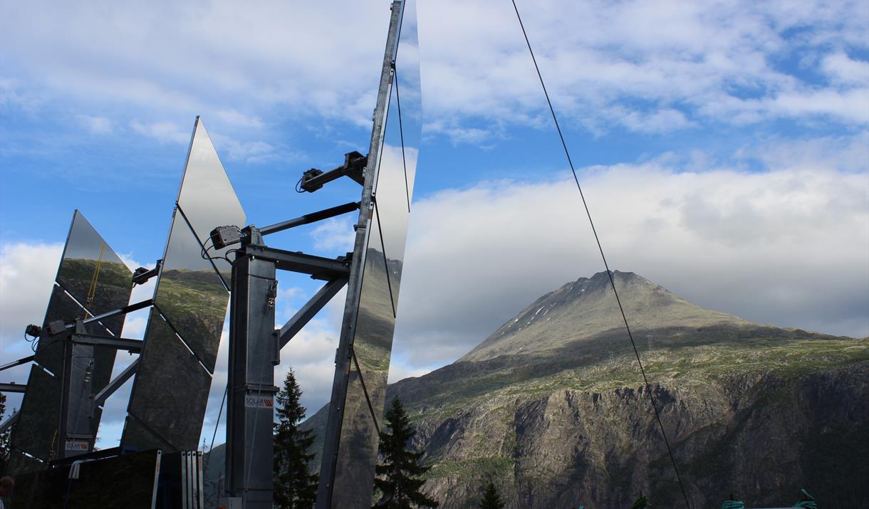 Solspeilet Monument In Rjukan Tinn Rjukan