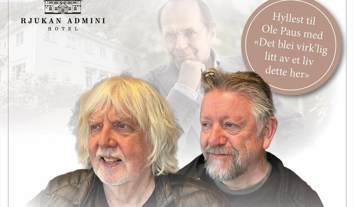 Konsert på Rjukan Admini Hotel: Øystein Haugan & Helge Olav Ellingsen