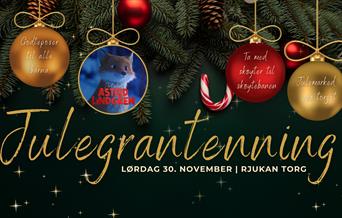 Julegrantenning på Rjukan torg